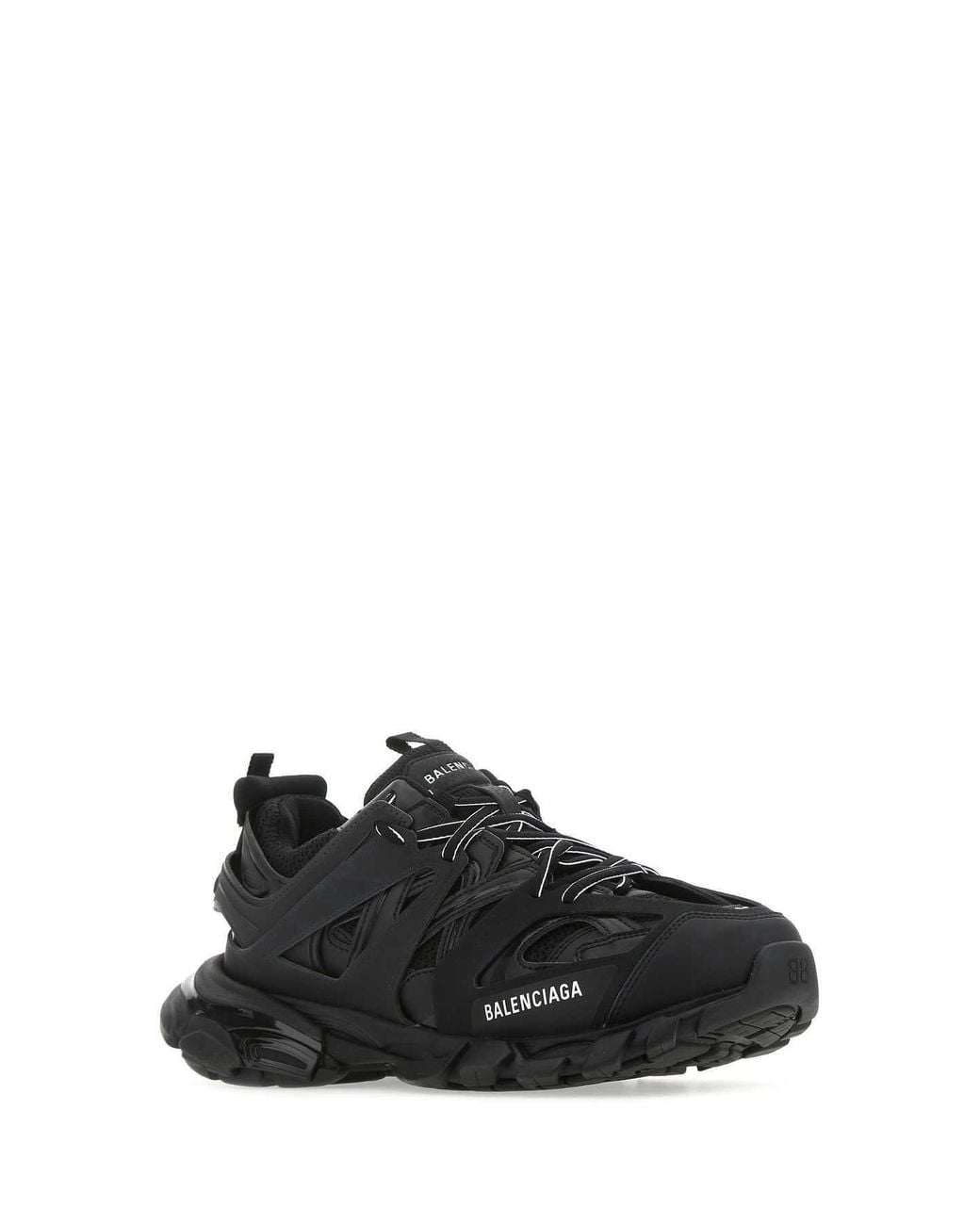 Balenciaga Black Track Lace-Up Sneakers for men