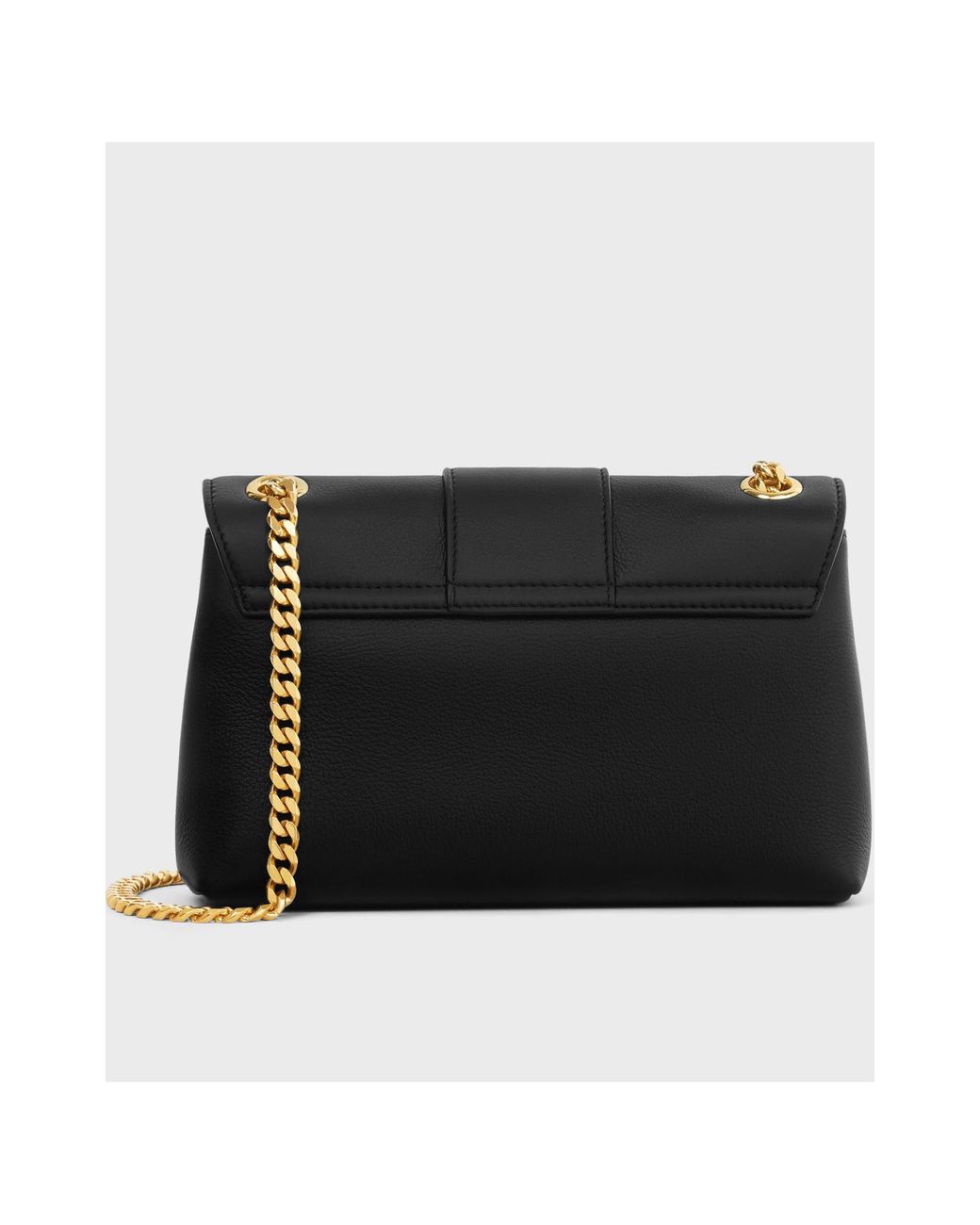 Céline Black Supple Calfskin Teen Victoire Bag