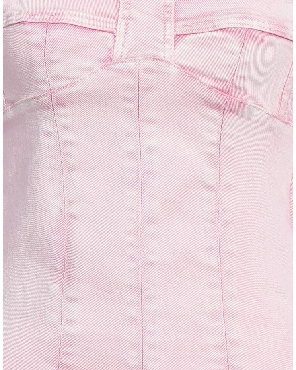 Isabel Marant Pink Heart-Shaped Neckline Top