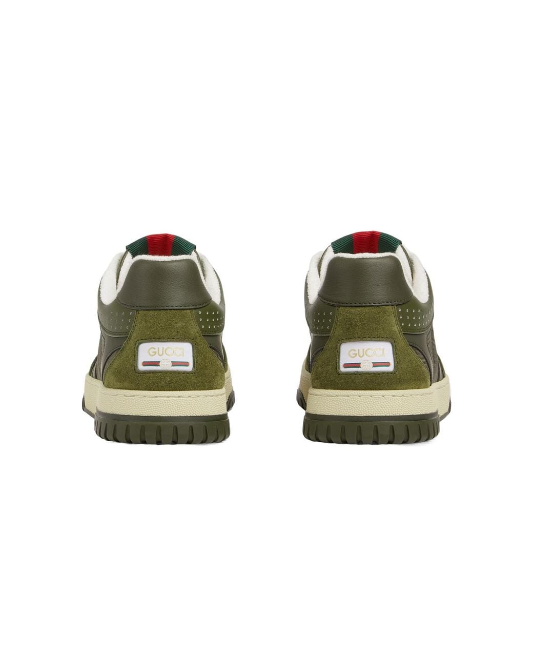 Gucci Green Re-Web Sneaker, Nylon for men