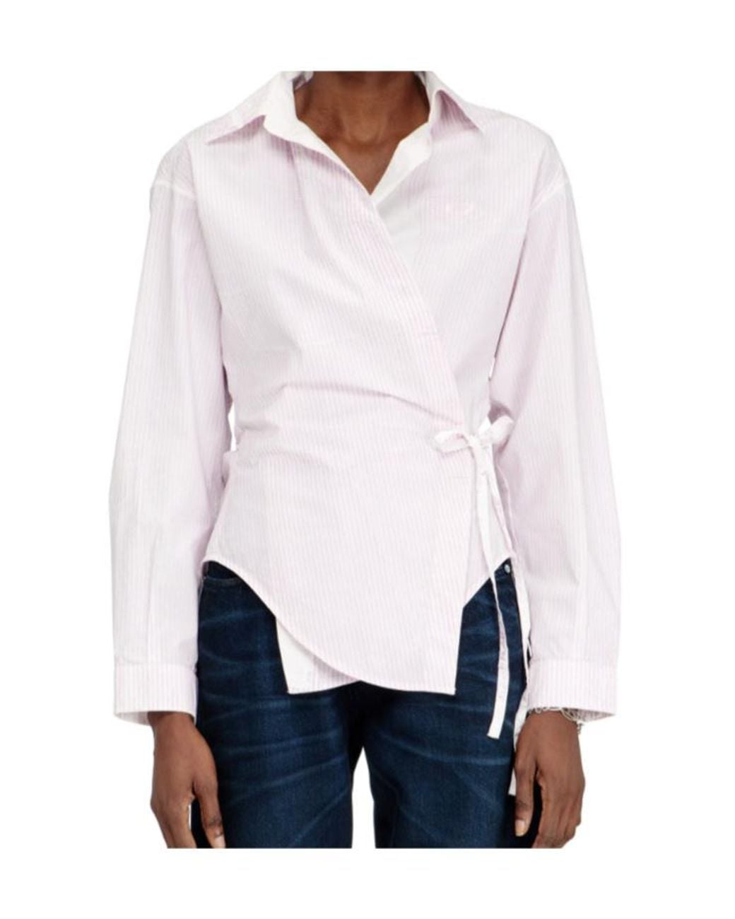 DIESEL Pink C-Delphos-S2 Striped Shirt