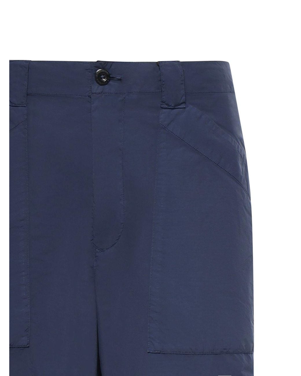 C P Company Blue Straight-Leg Pants for men