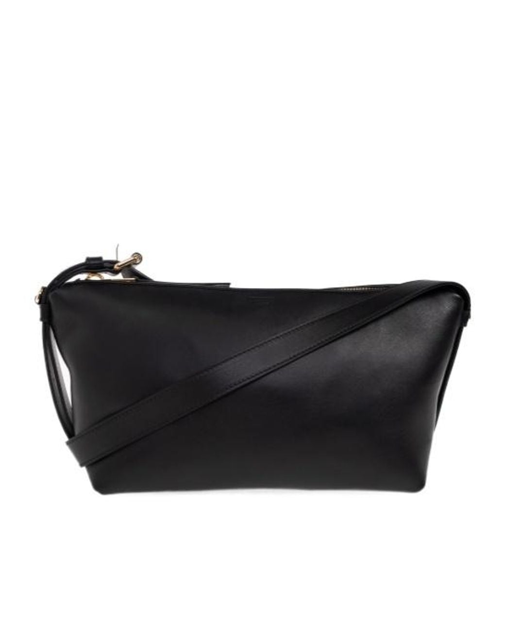 Moschino Black Zipped Shoulder Bag for men