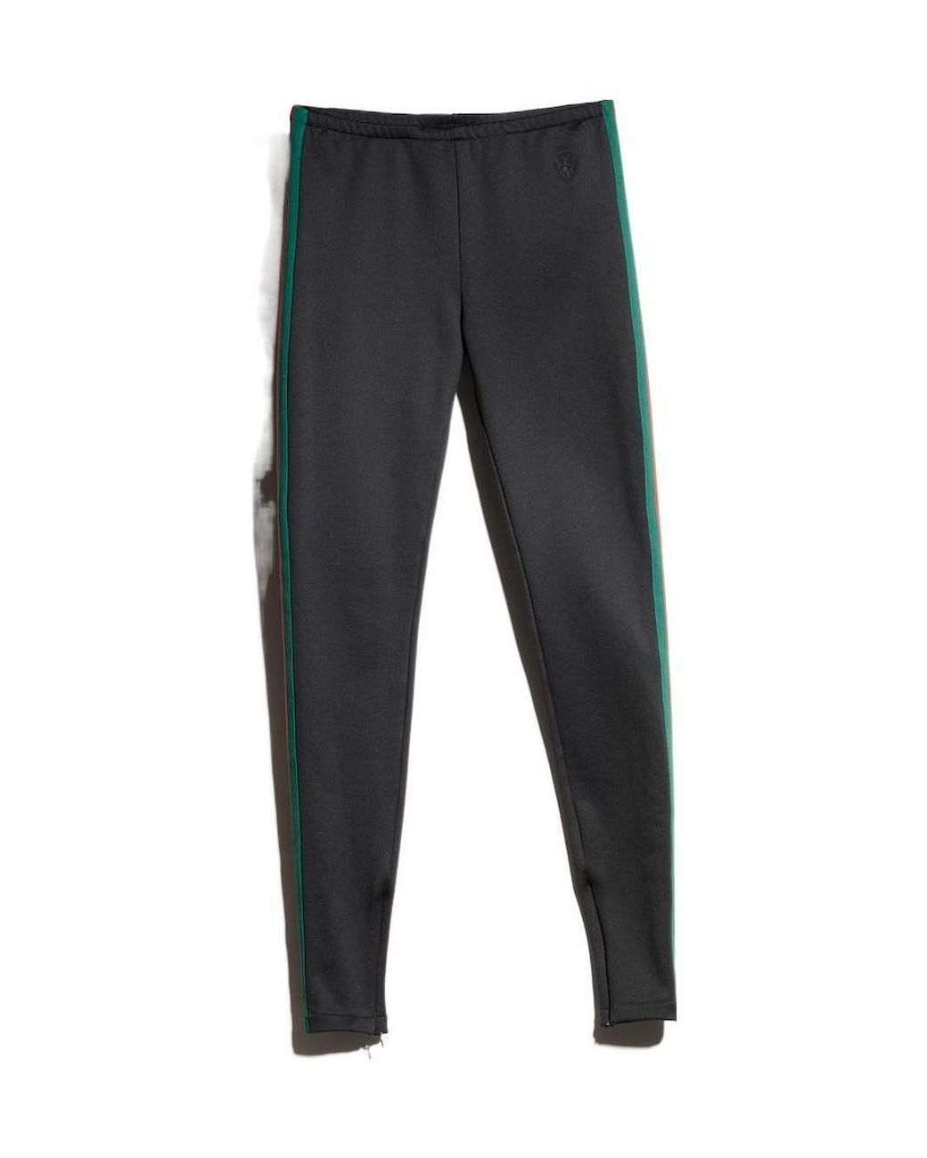 Gucci Gray Technical Jersey Leggings With Web