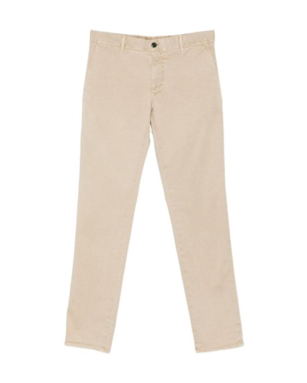 Incotex Natural Casual Trousers With Belt Loops for men