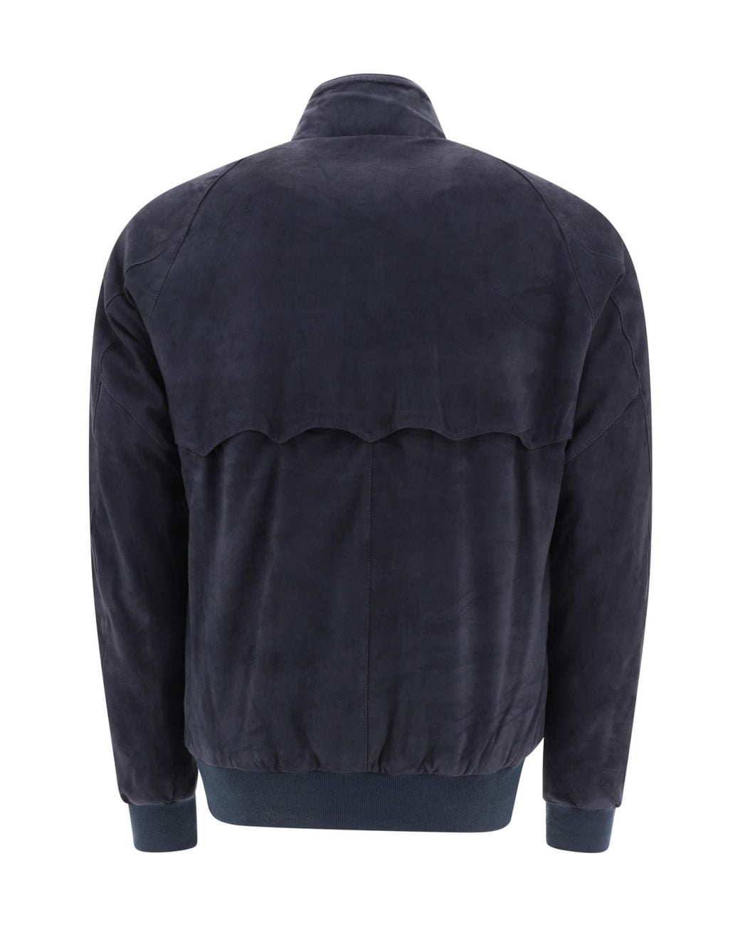 Baracuta Blue G9 Suede Bomber Jacket for men