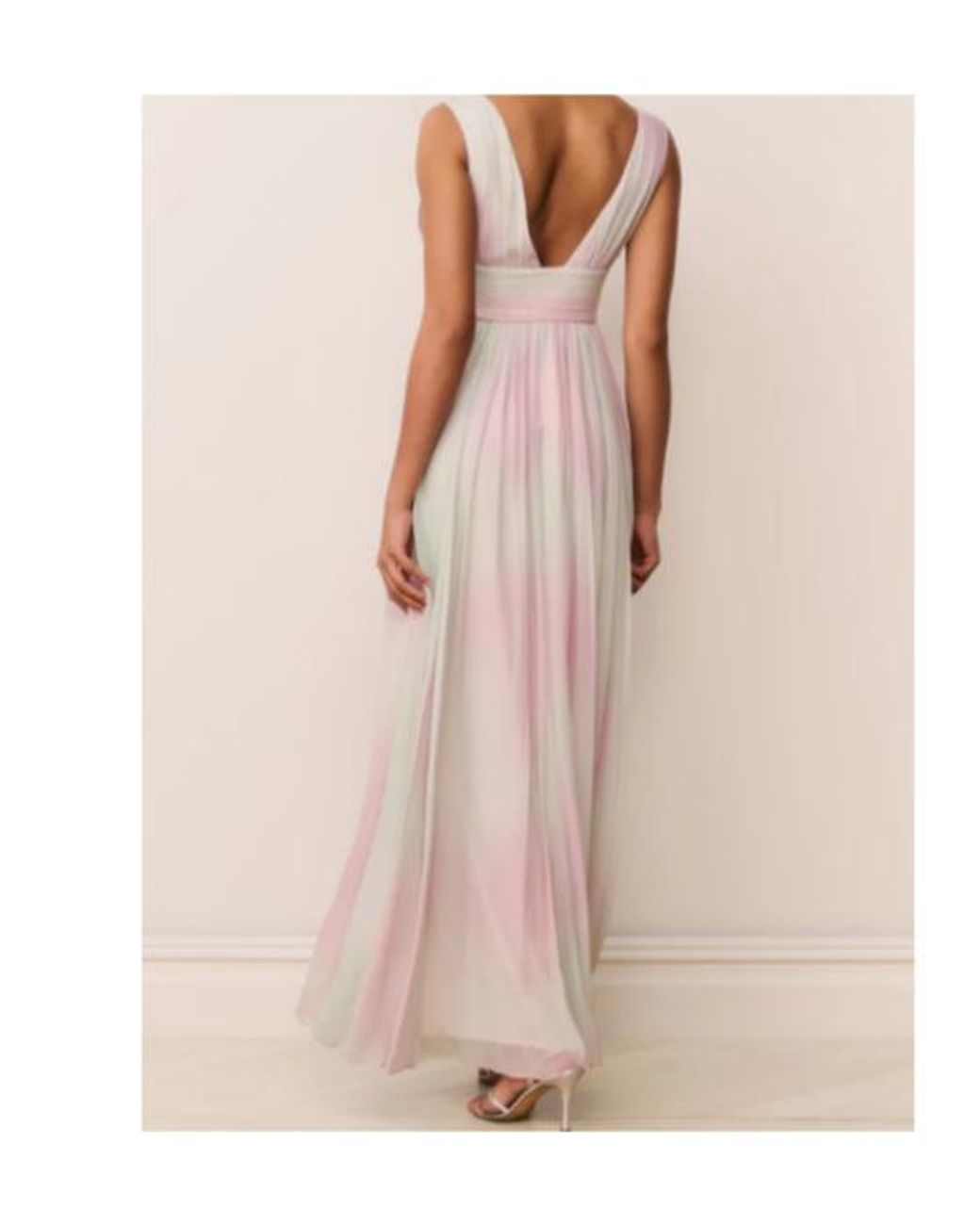 LoveShackFancy White Madeleine Pleated Maxi Dress