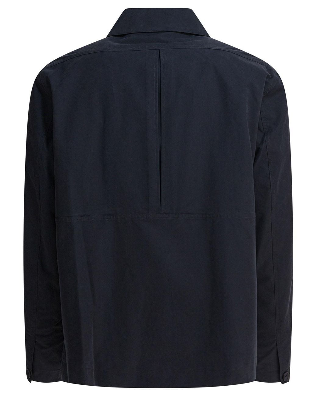 Vince Blue Convertible Collar Jacket for men