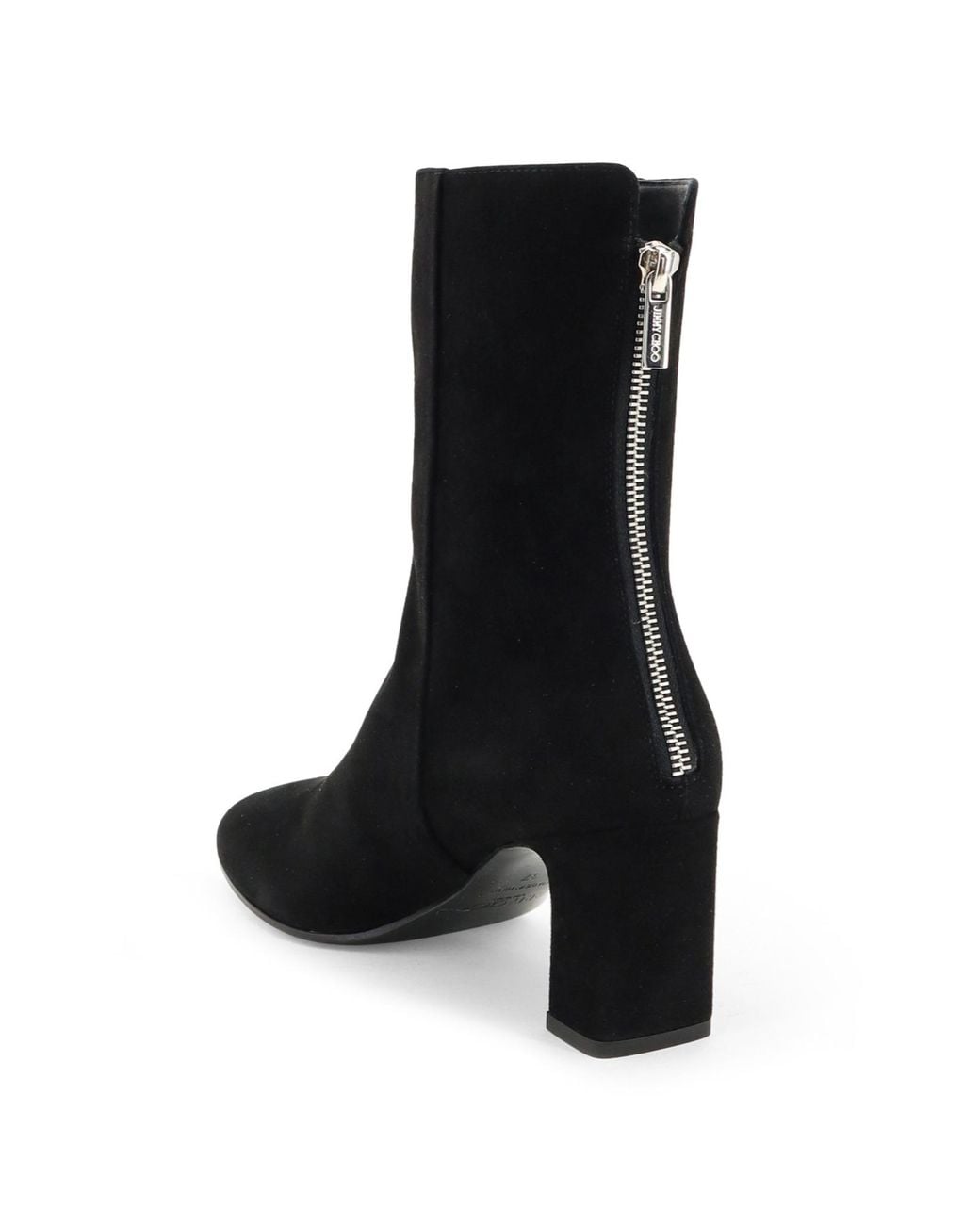 Jimmy Choo Black Daze 65 Suede Ankle Boots