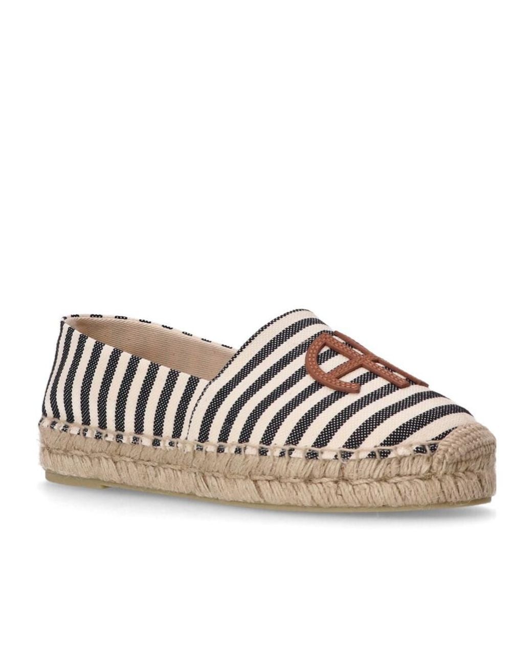 Anine Bing Multicolor Paloma Striped Slip-On Espadrilles