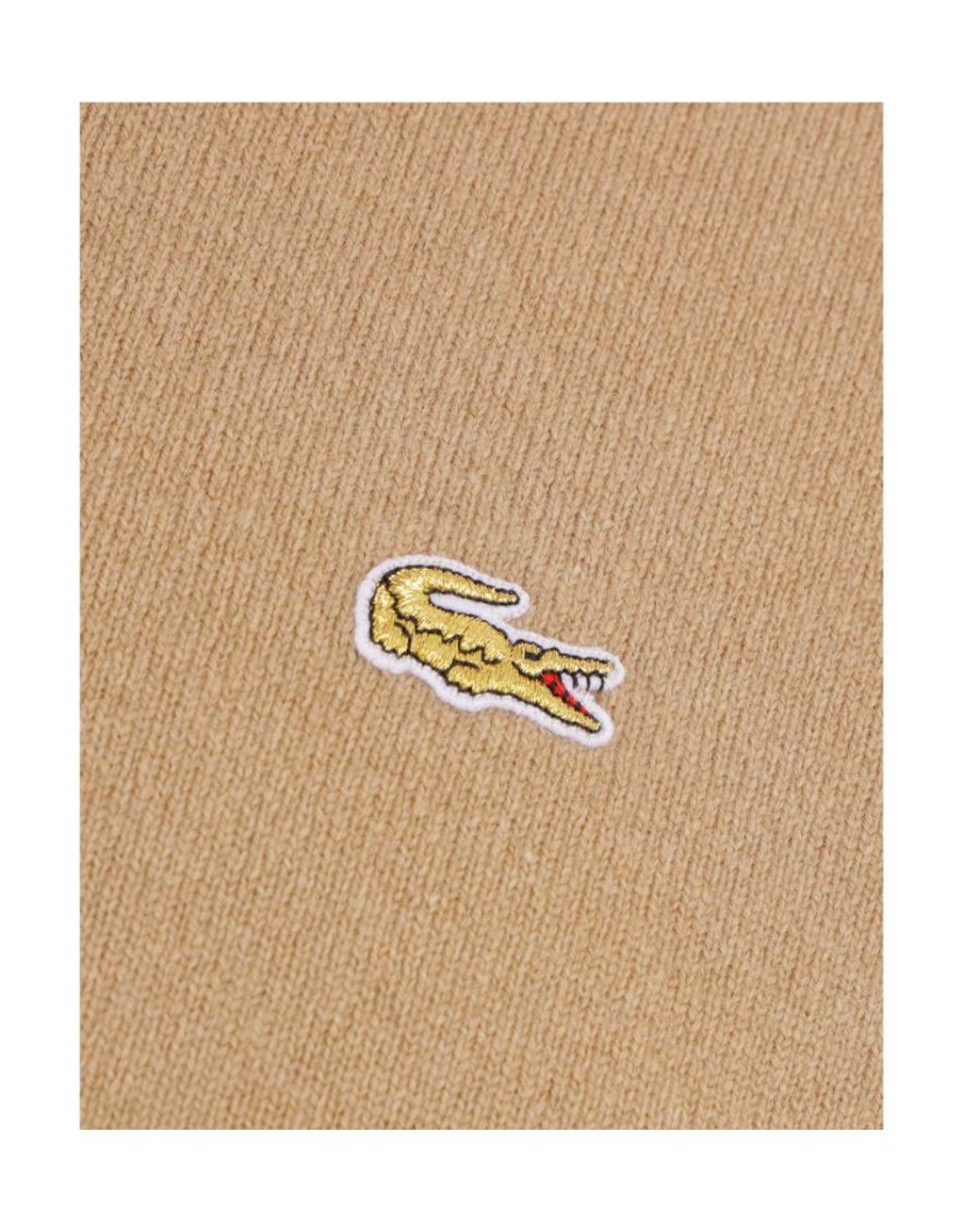 Comme des Garçons Natural X Lacoste Asymmetric Wool Cardigan for men