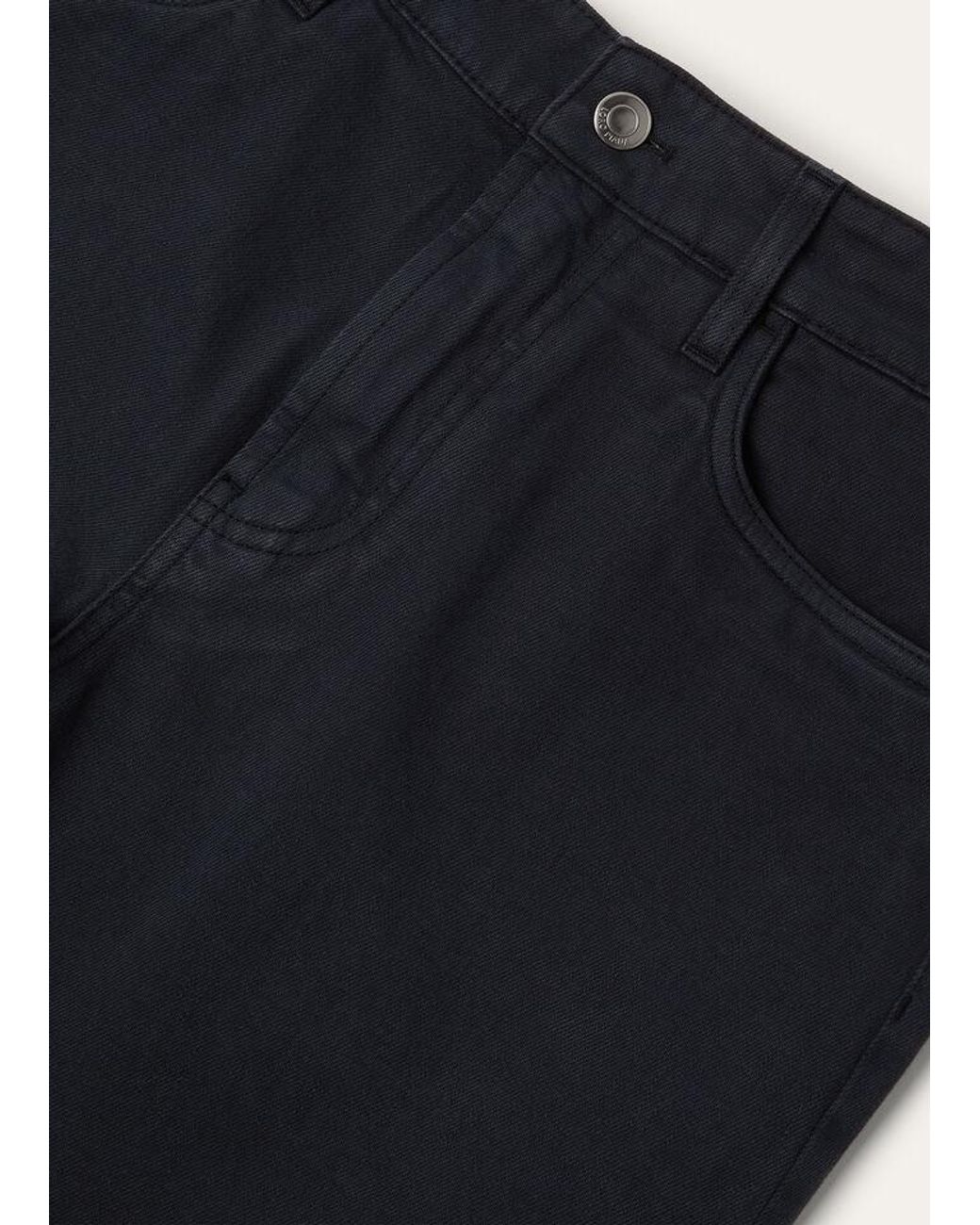 Loro Piana Blue Straight Casual Pants for men