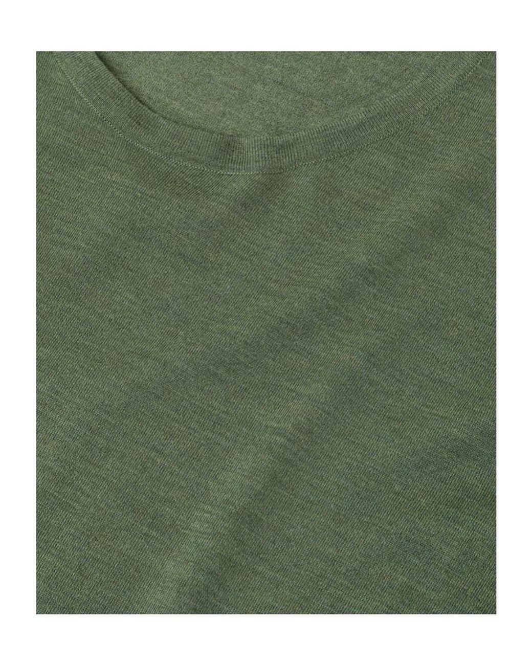 Loro Piana Green T-Shirt Crewneck for men