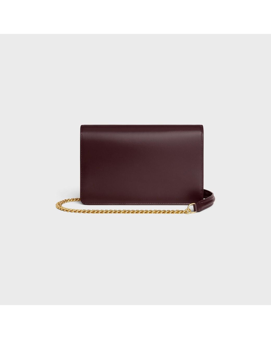 Céline Purple Wallet On Chain Margo