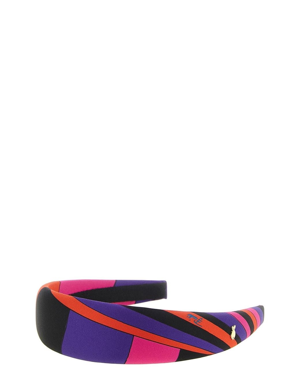 Emilio Pucci Multicolor Printed Hair Accessories