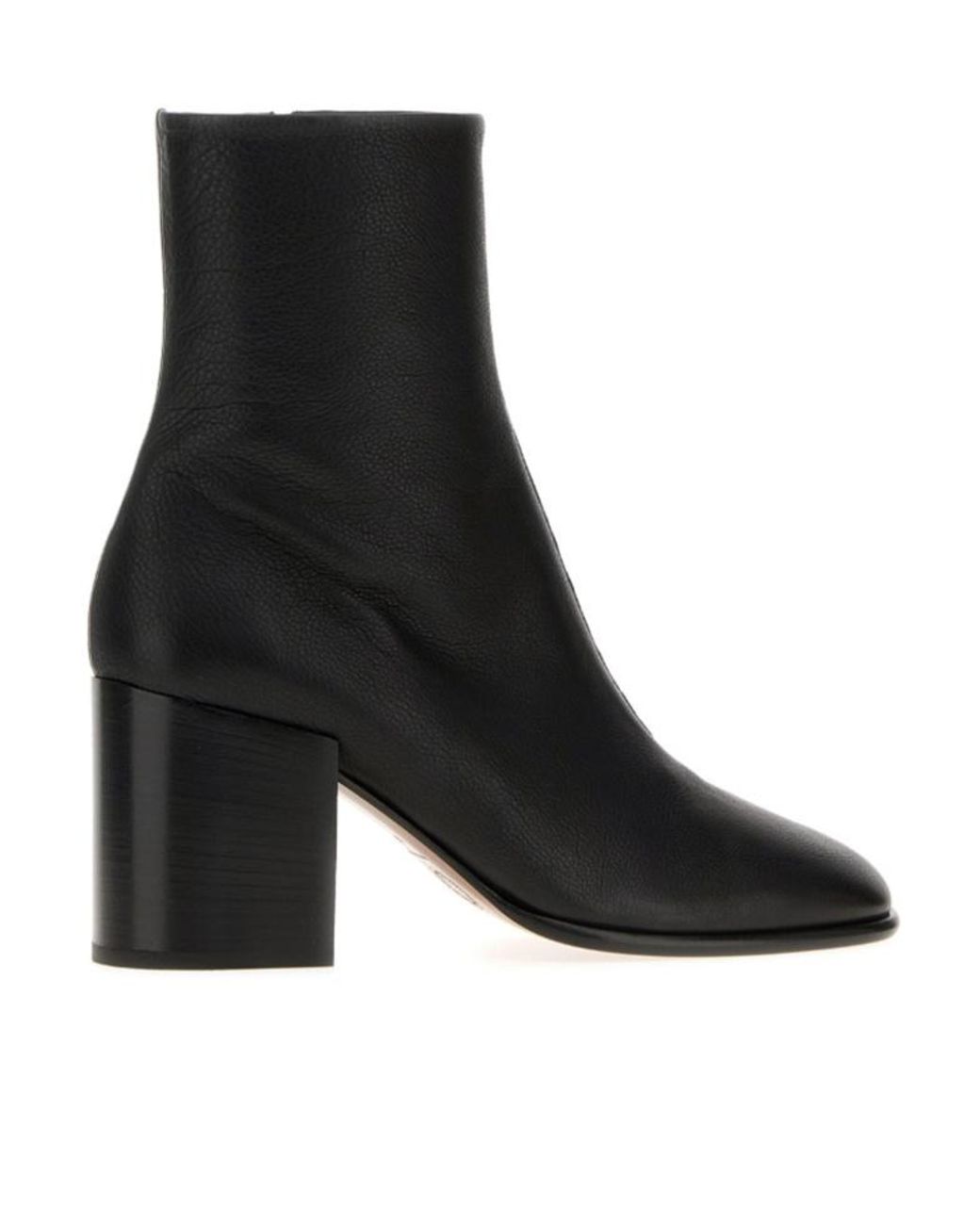 Dries Van Noten Black Block Heel Ankle Boots
