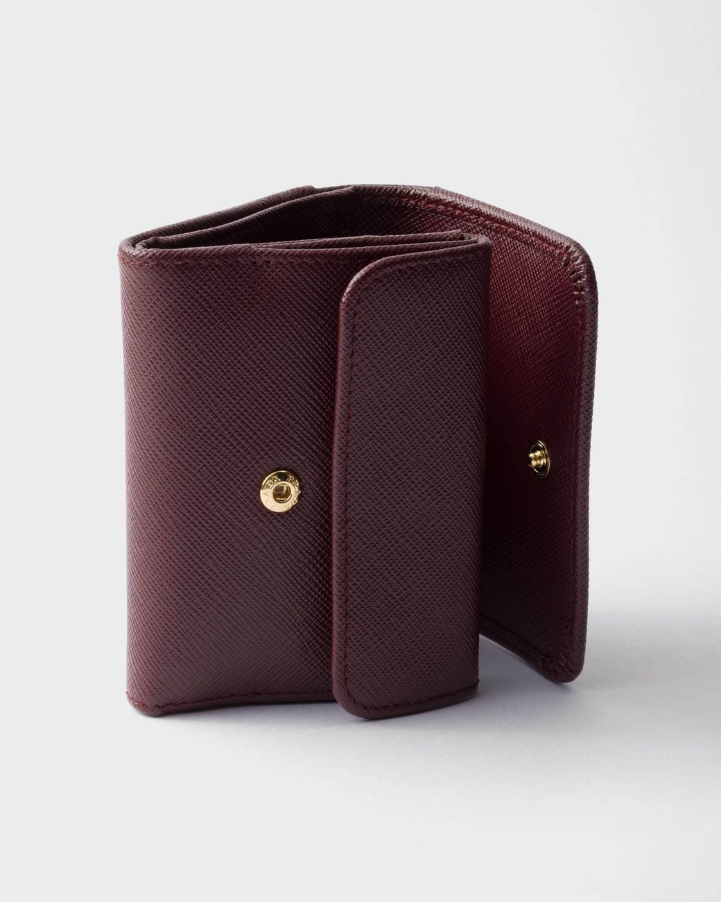 Prada Purple Small Saffiano Leather Wallet