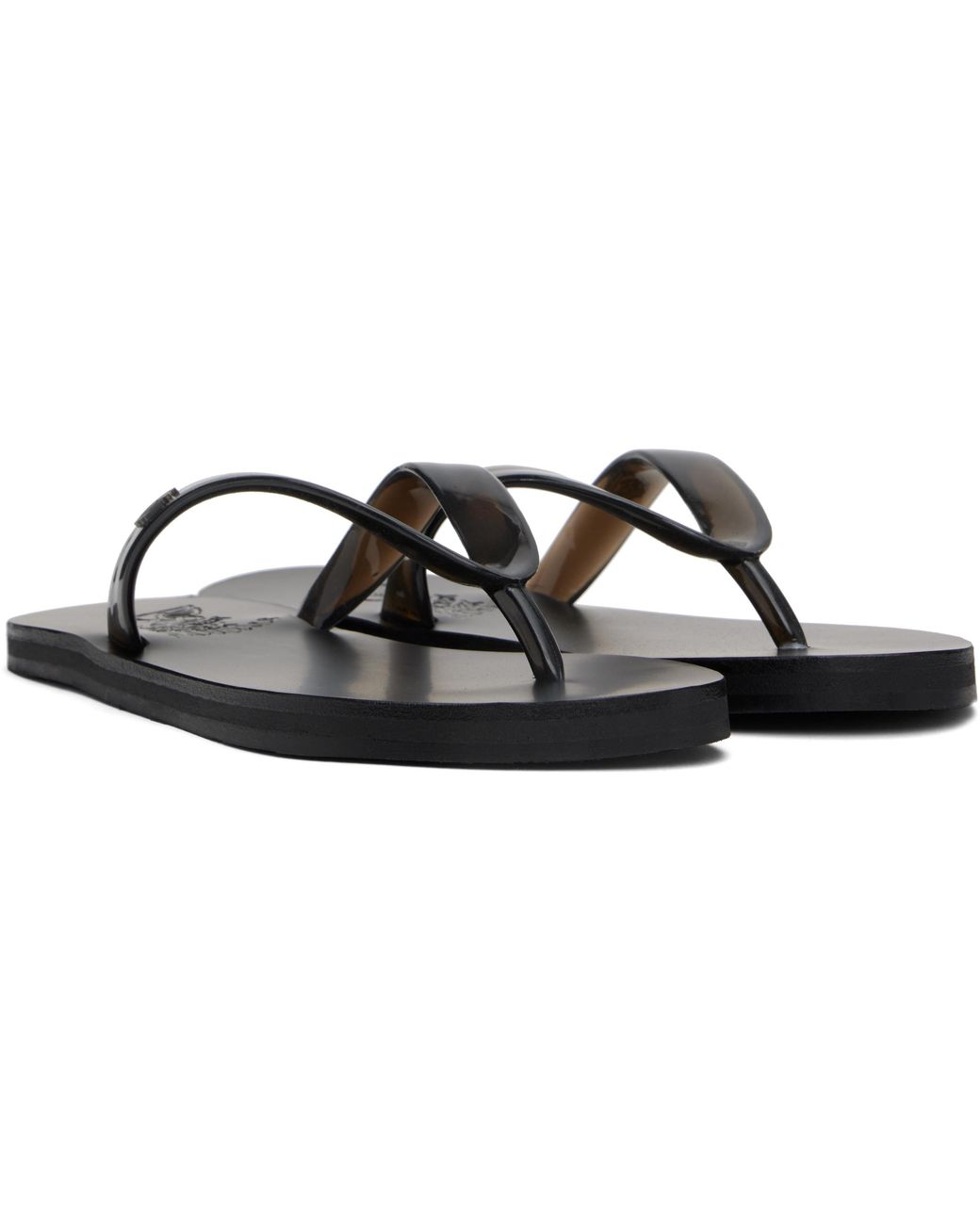 Ancient Greek Sandals Brown Saionara Jelly Flip-Flops