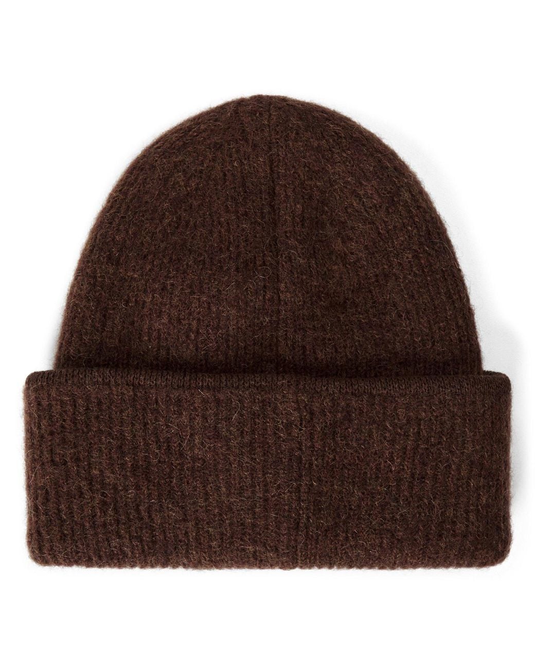Jacquemus Brown Ribbed Knitted Cold-Weather Cap for men