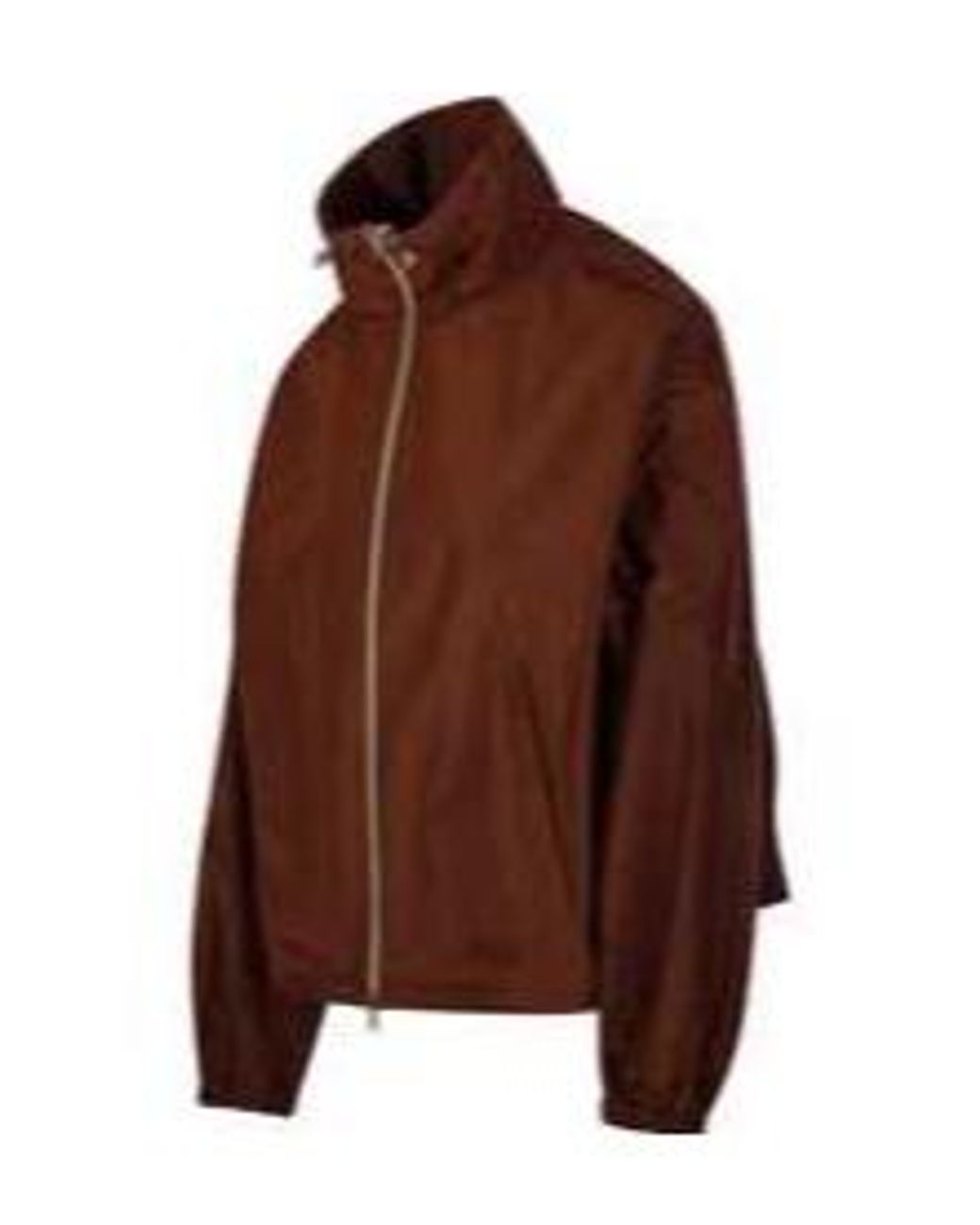 Herno Brown Hooded Zip-Up Jacket