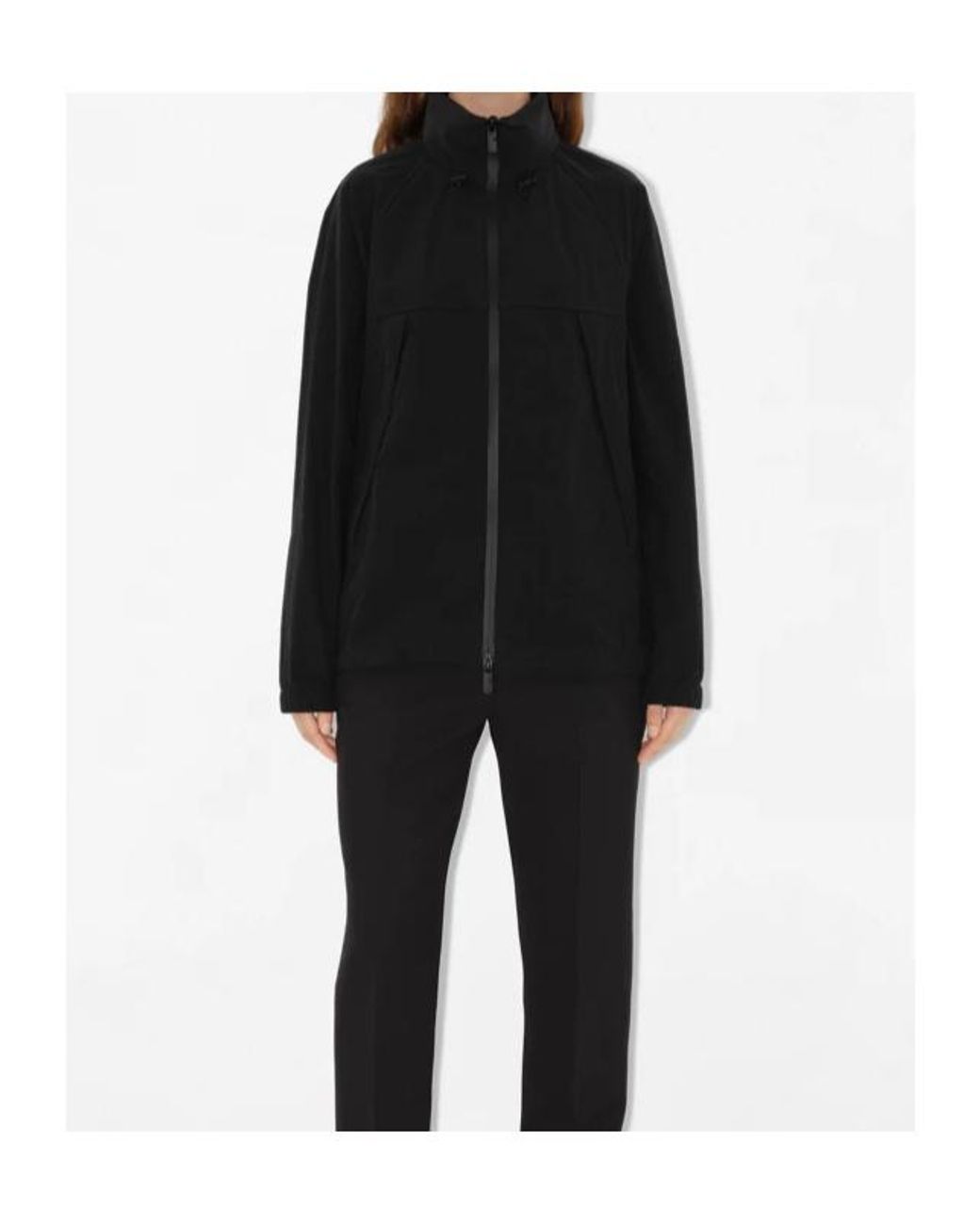 Burberry Black Ekd Zip-Up Lightweight Jacket