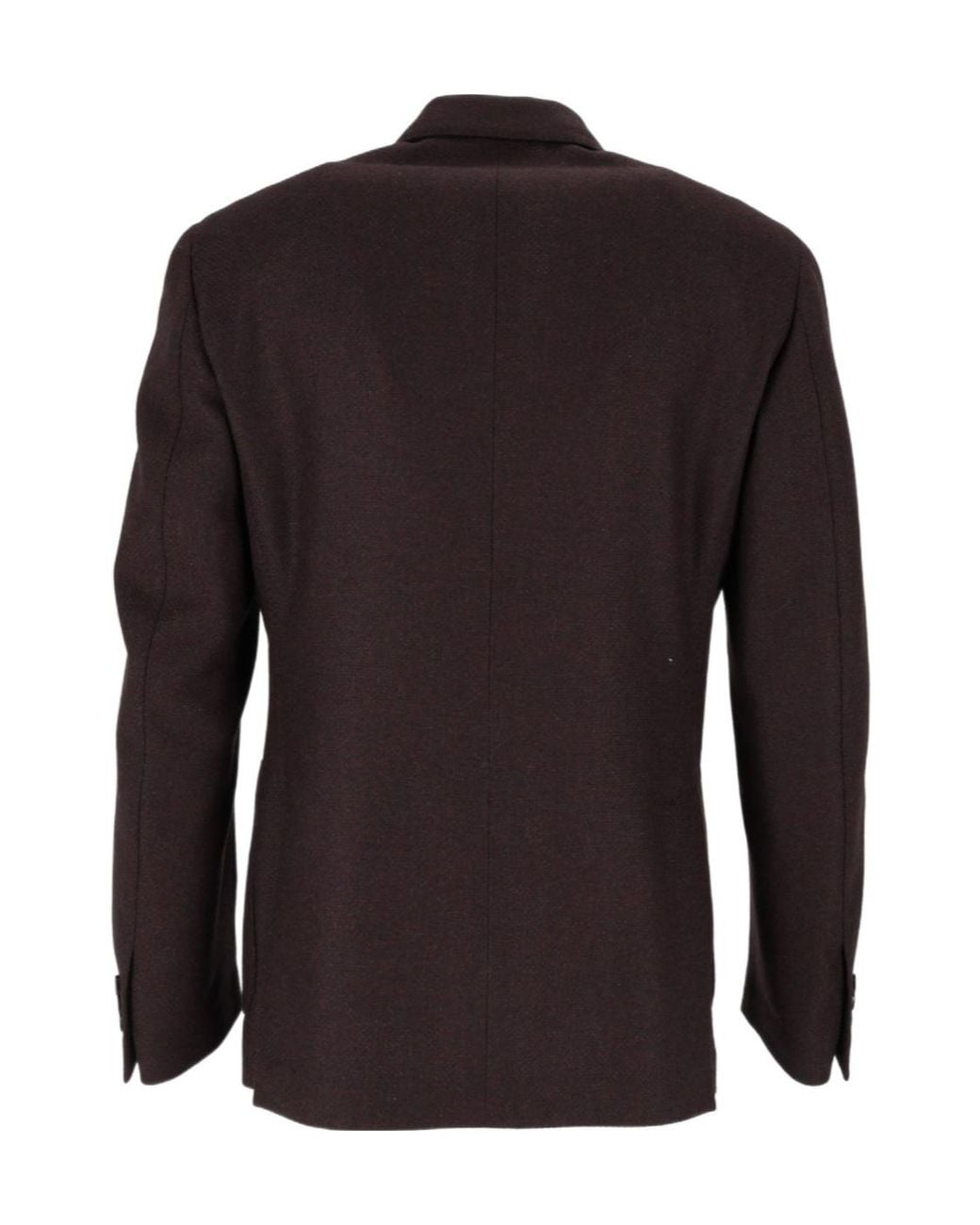 Lardini Black Roma Double-Breasted Blazer for men