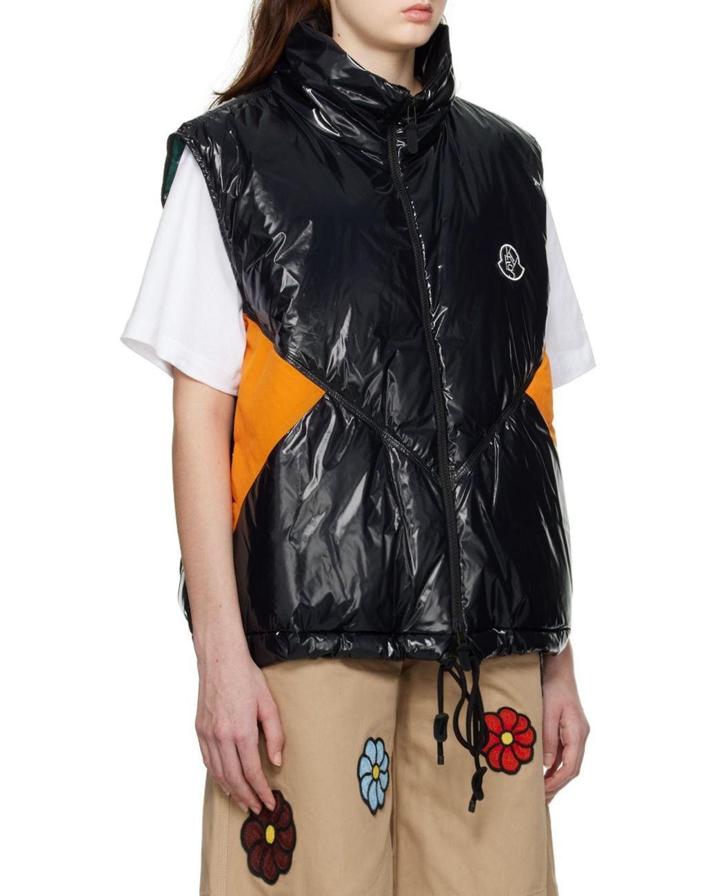 Moncler Black X Alicia Keys Padded Puffer Vest for men