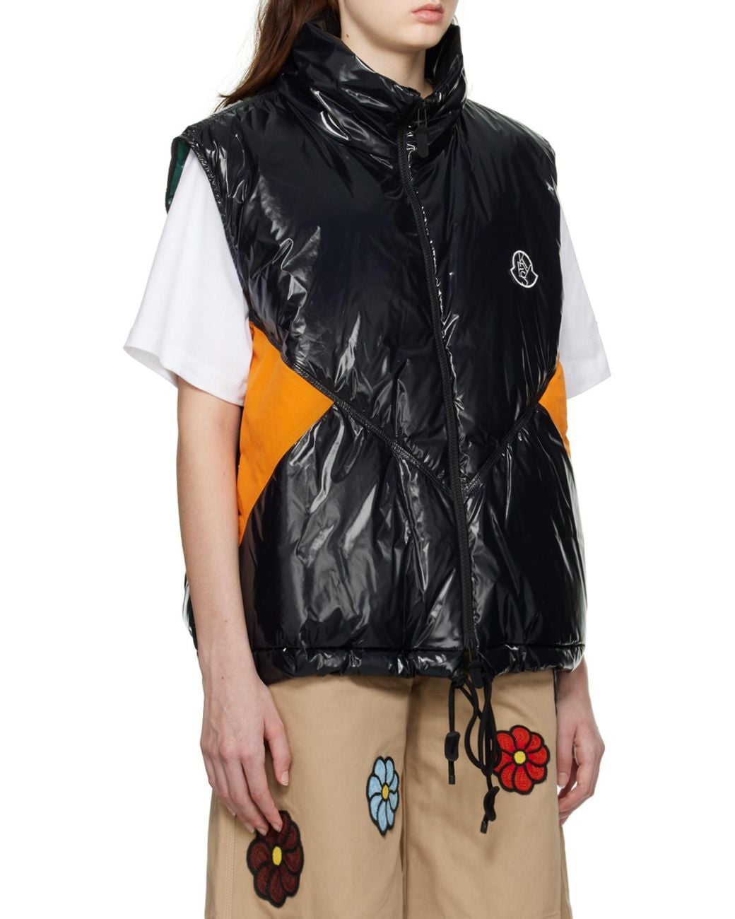 Moncler Black X Alicia Keys Padded Puffer Vest for men