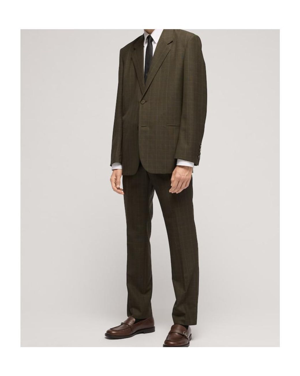 Gucci Green Prince Of Wales Wool Jacket for men