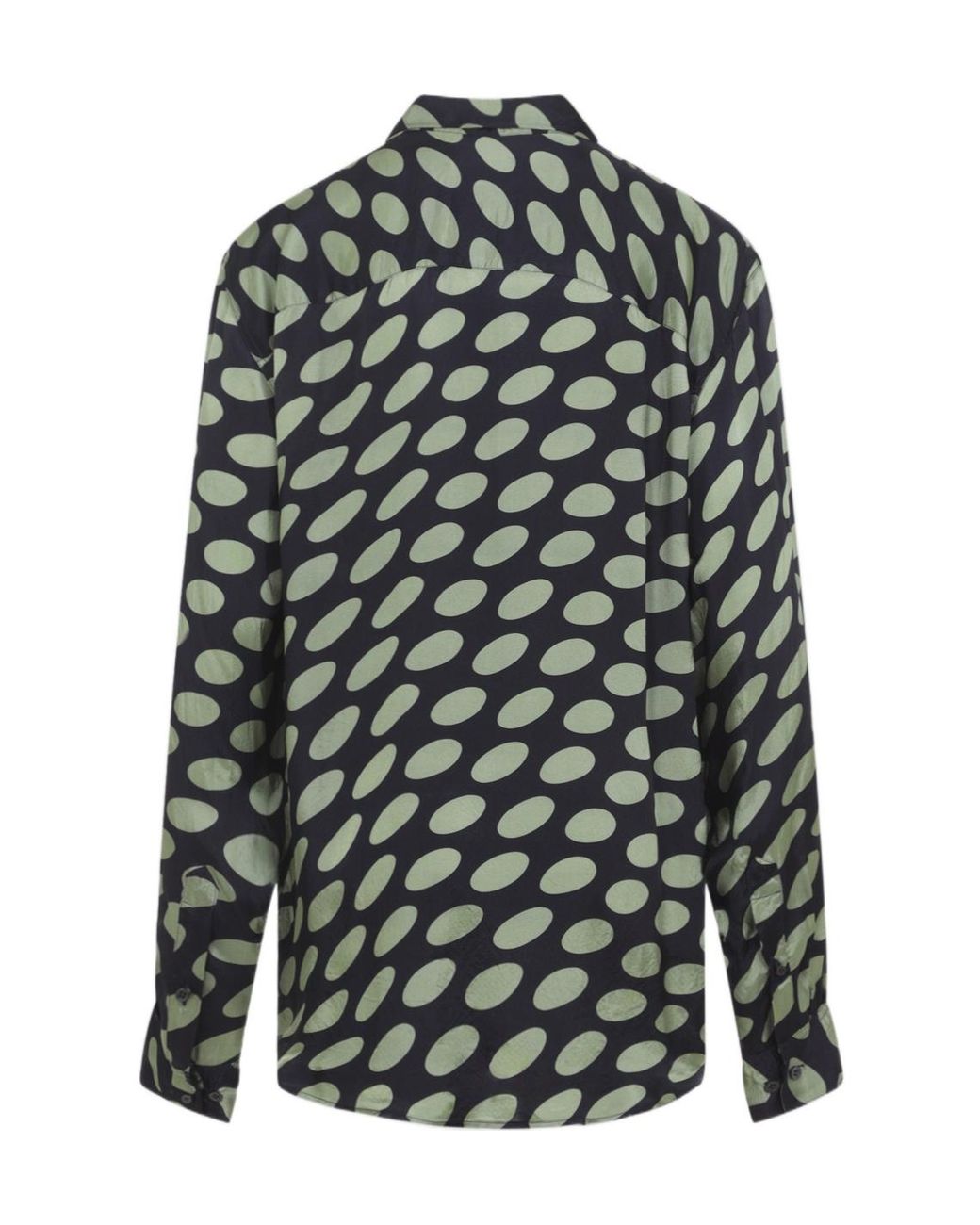 Dries Van Noten Gray Caper Printed Shirt for men