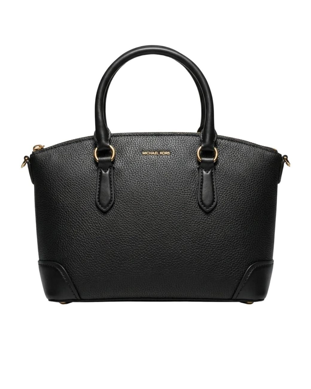 Michael Kors Black Medium Murphy Dome Tote Bag