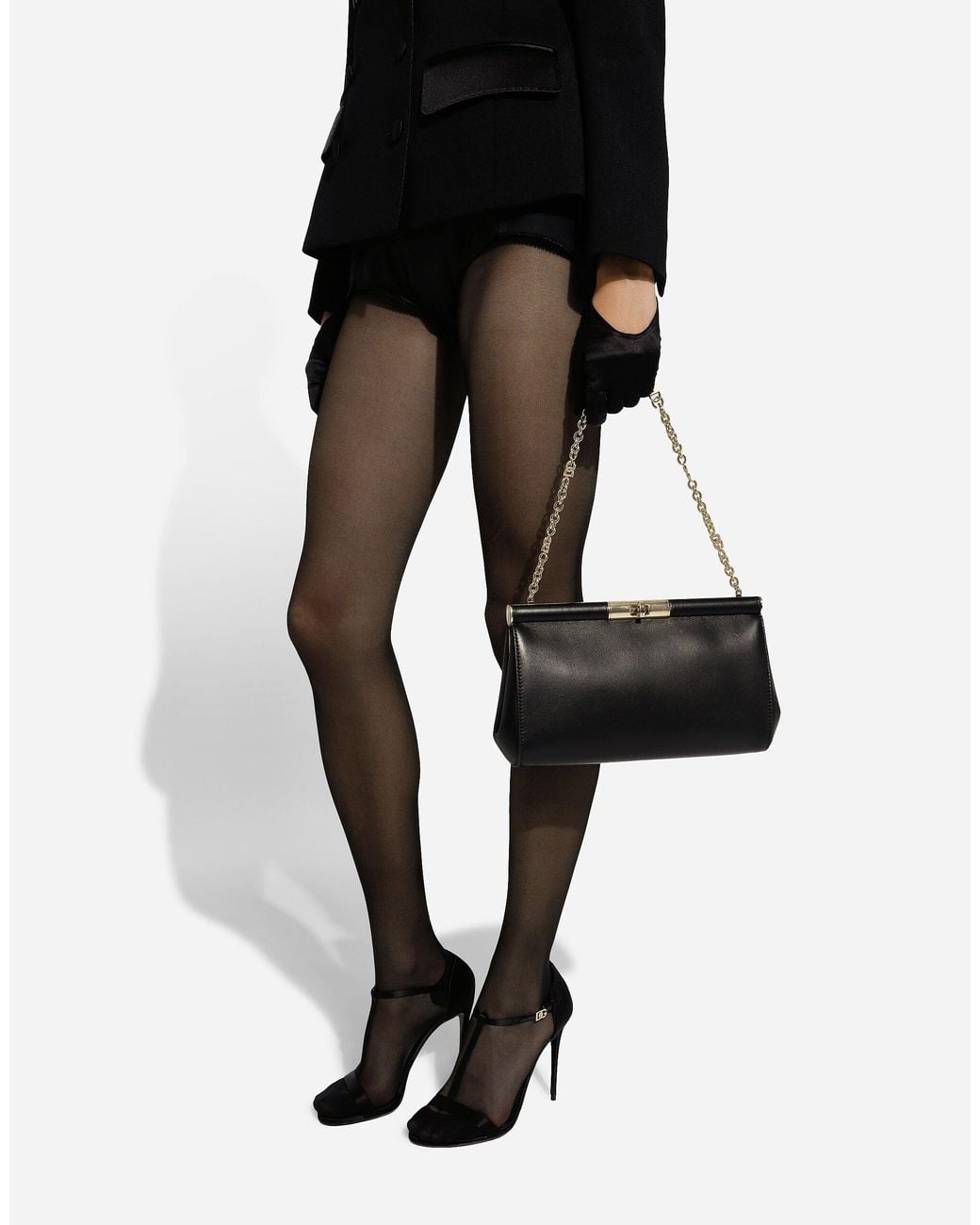 Dolce & Gabbana Black Large Marlene Bag