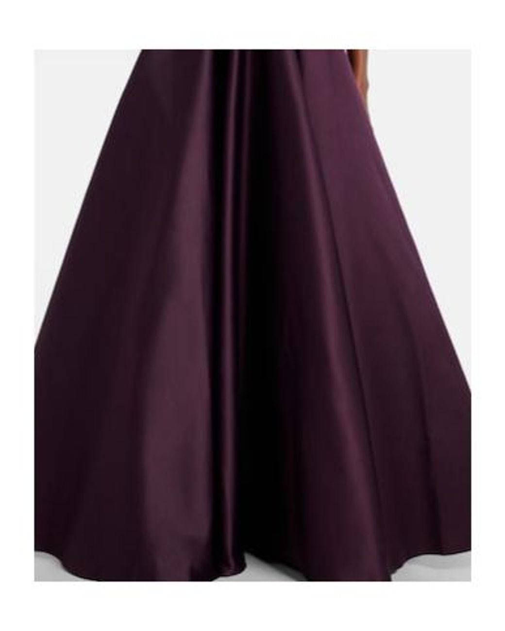 Solace London Purple Avallon Cutout Satin Gown