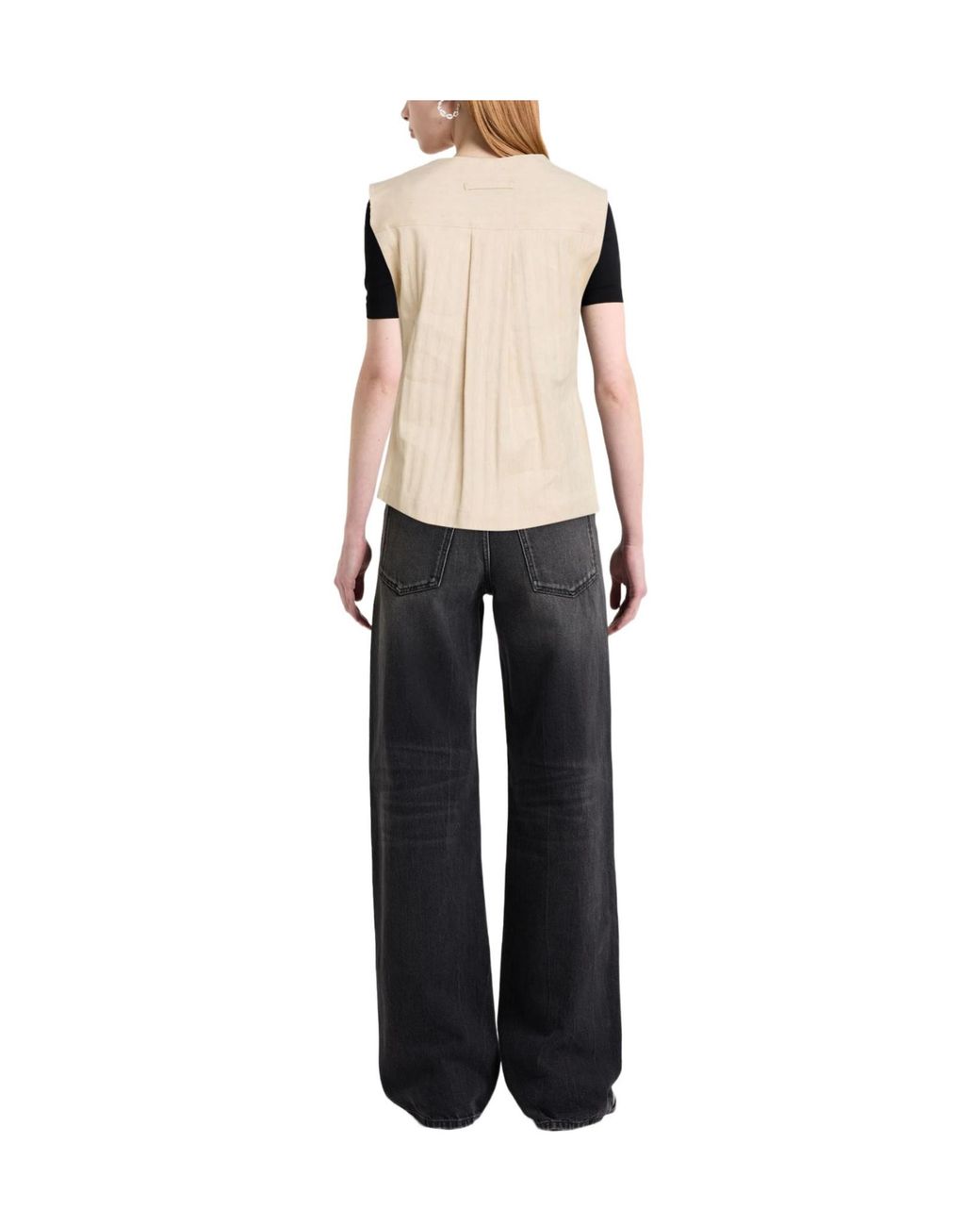 MAX&Co. Natural Solid Color Waistcoats