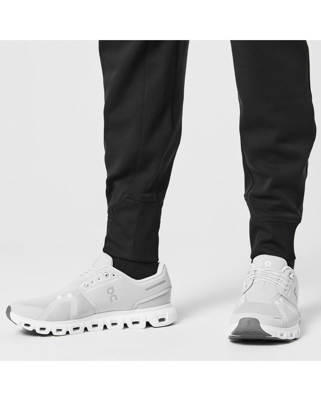 On Shoes White Mesh Lace-Up Sneakers for men