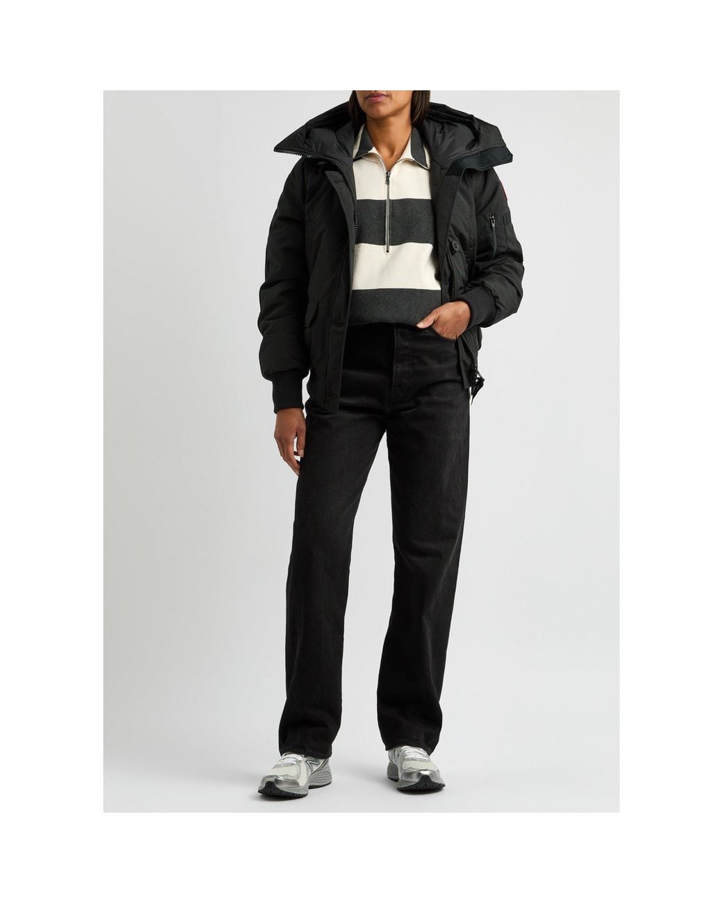 Canada Goose Black Thick Down Thermal Clothing