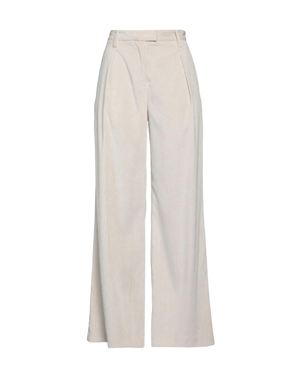 Rag & Bone White Relaxed Corduroy Trousers
