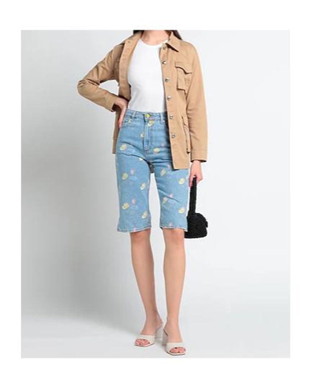 Ganni Blue Denim Trousers