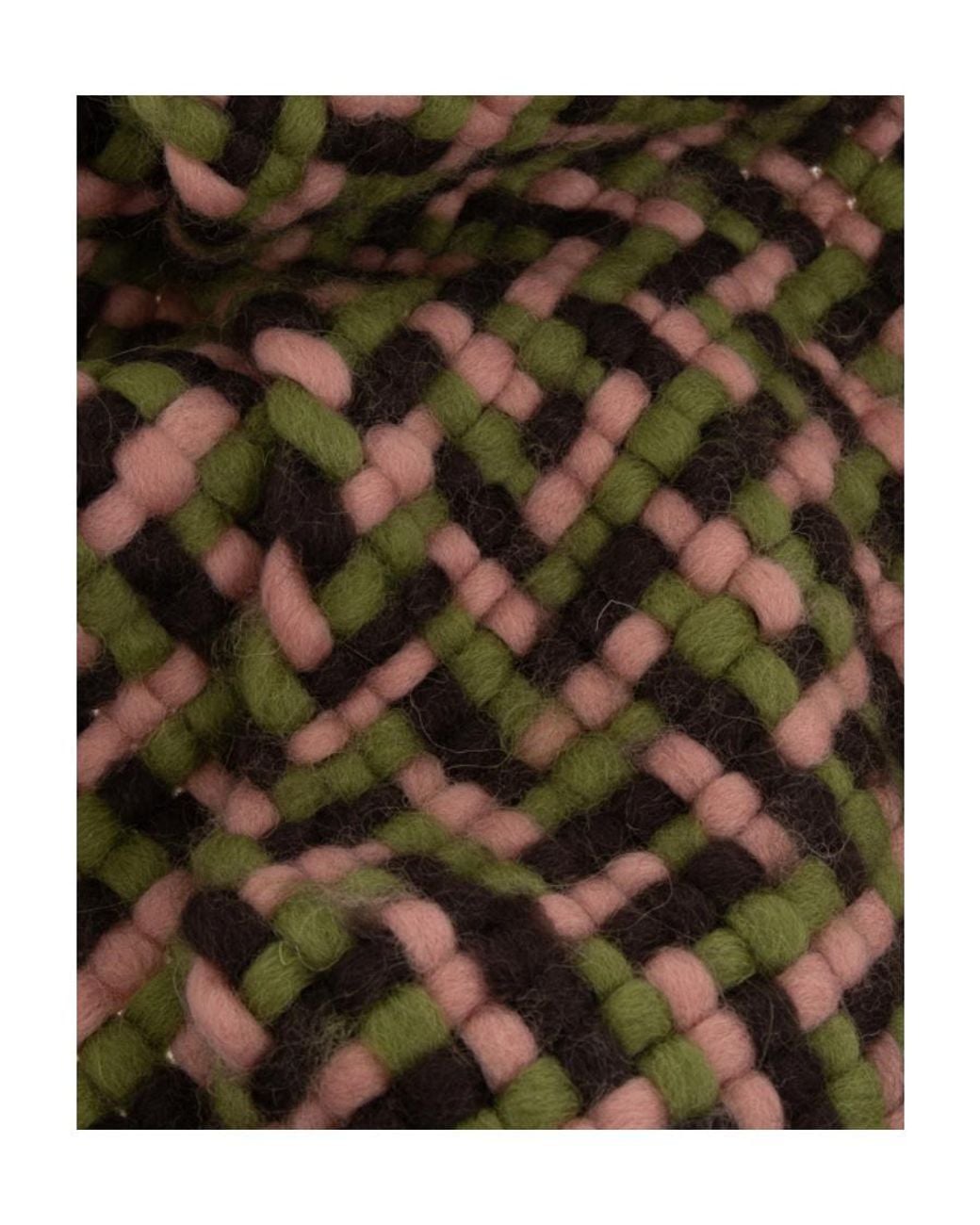 DSquared² Natural Logo-Patch Knitted Scarf for men