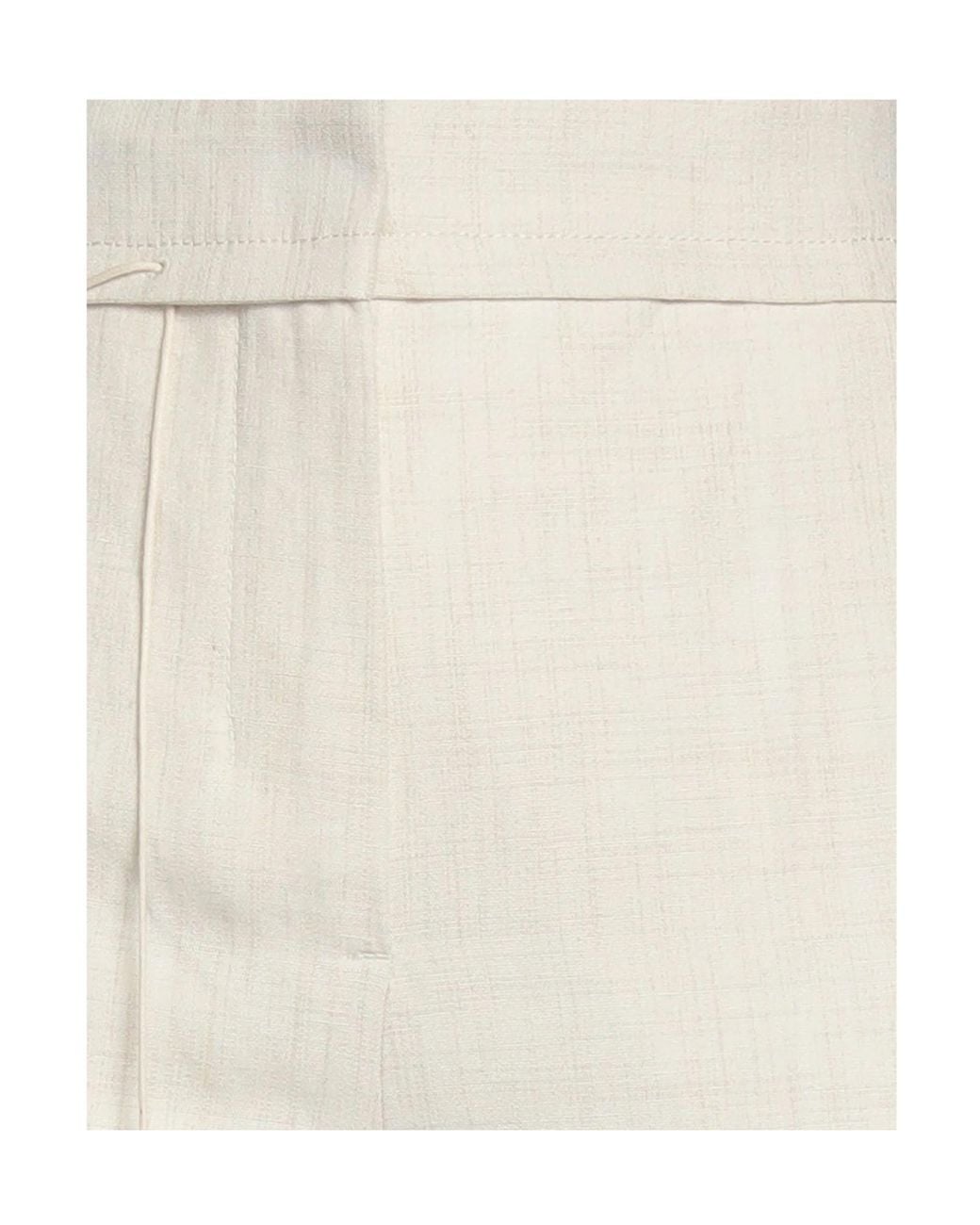 Jacquemus White Solid Colour Formal Trousers