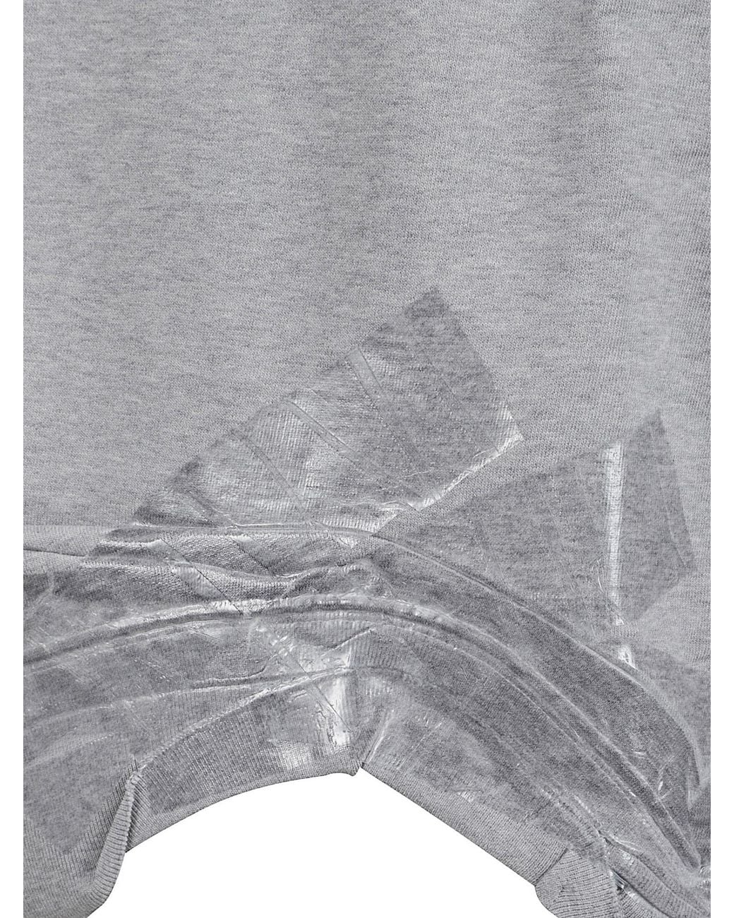 Maison Margiela Gray Long Sleeve Crewneck Sweatshirt for men