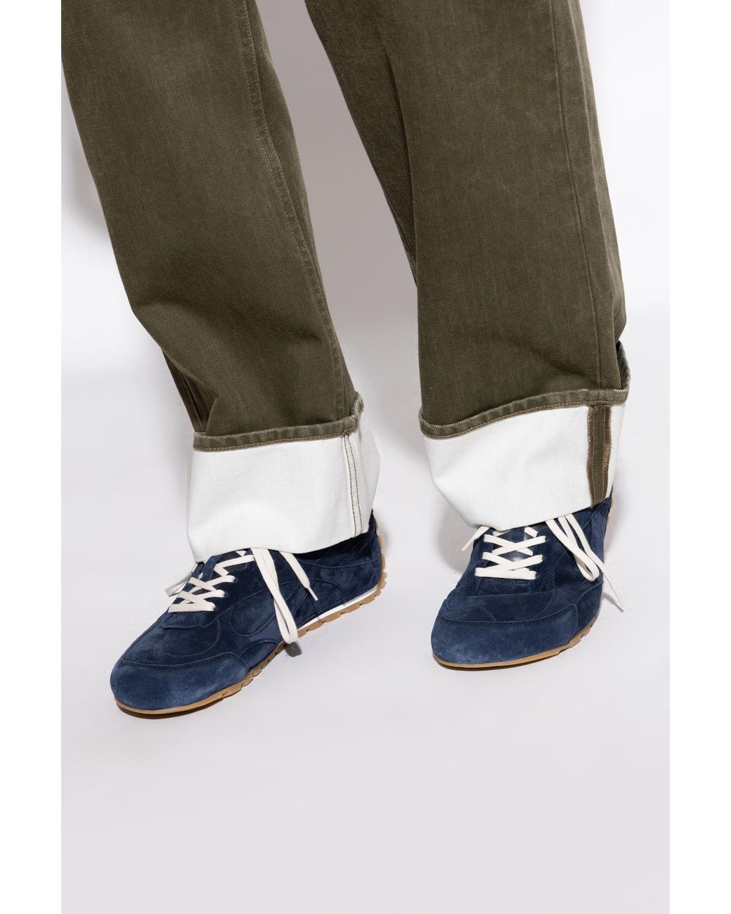 Bottega Veneta Blue Orbit Flash Sneaker for men