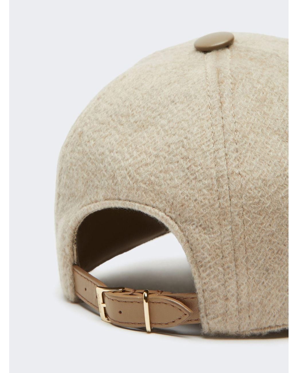 Max Mara White Ordine Logo Embroidered Baseball Cap