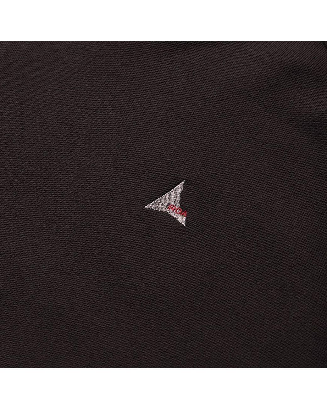 Roa Black Long-Sleeved Sweatshirt for men