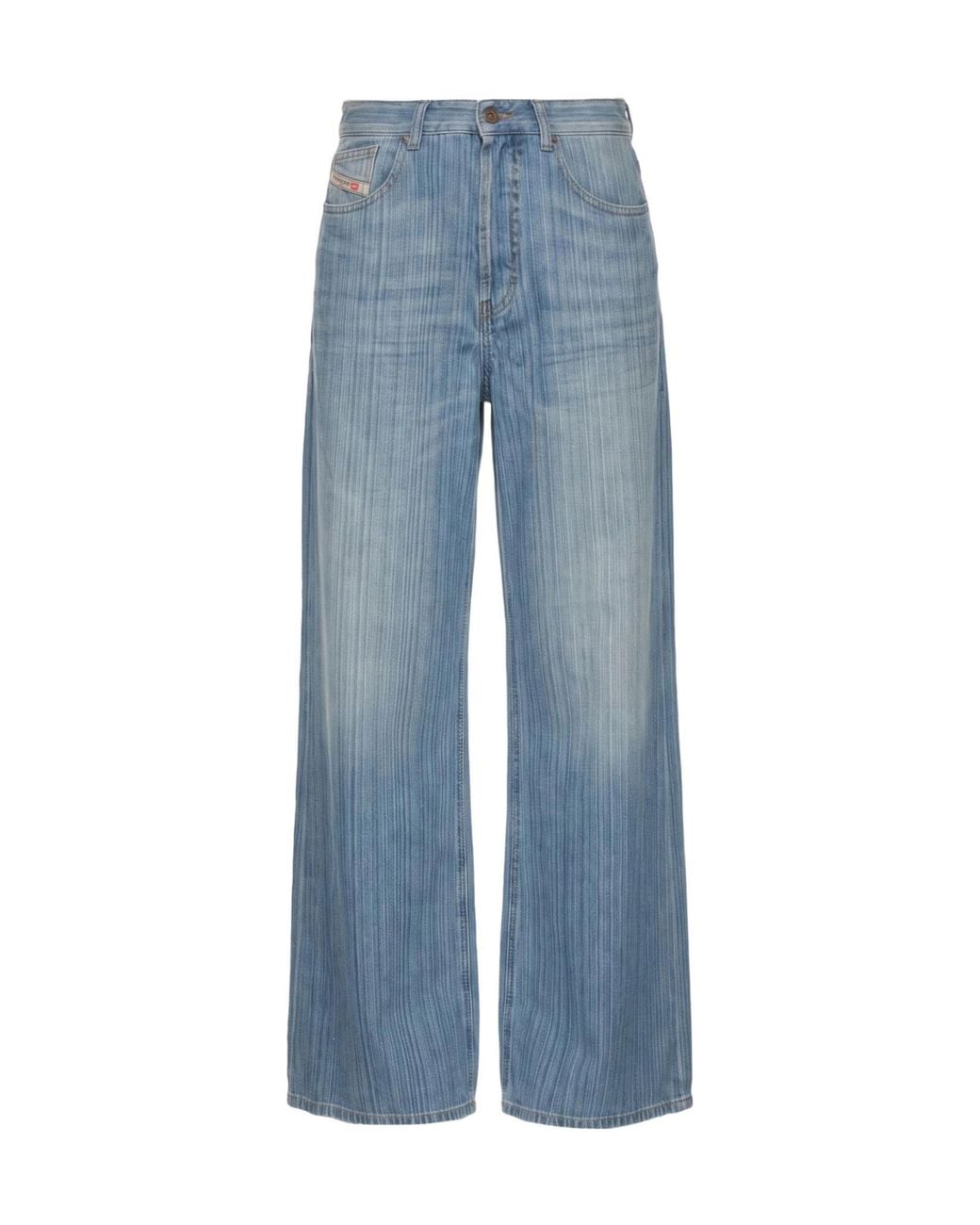 DIESEL Blue Wide-Leg Jeans
