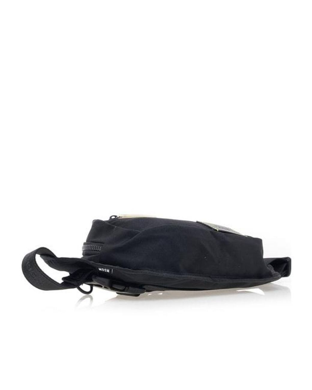 MSGM Black Zippered Waist Pack