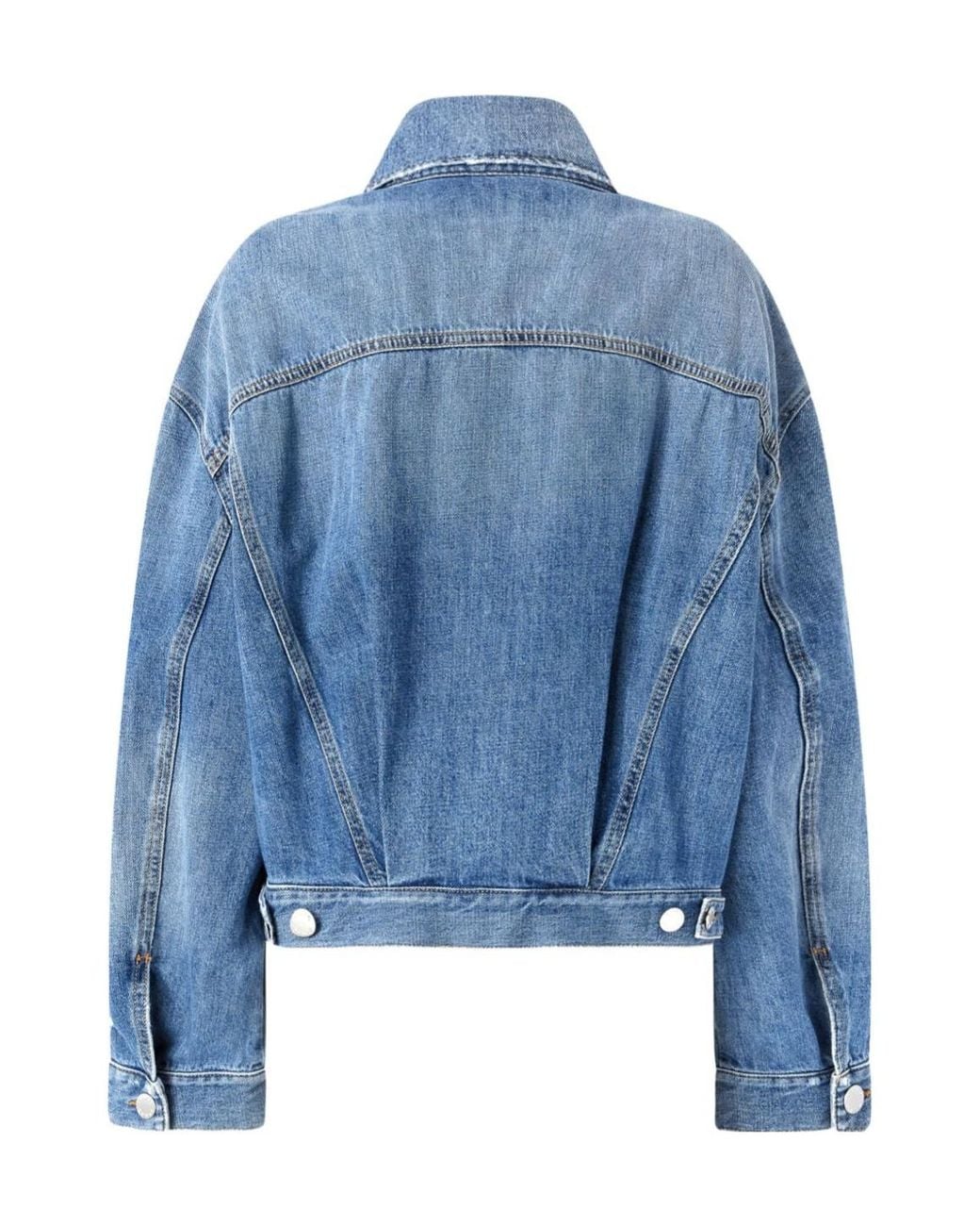Pinko Blue Classic Collar Denim Jacket