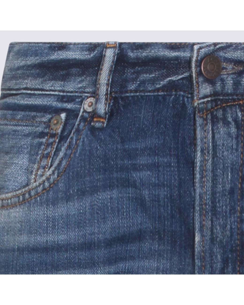 Acne Blue 2021F Regular Fit Jeans