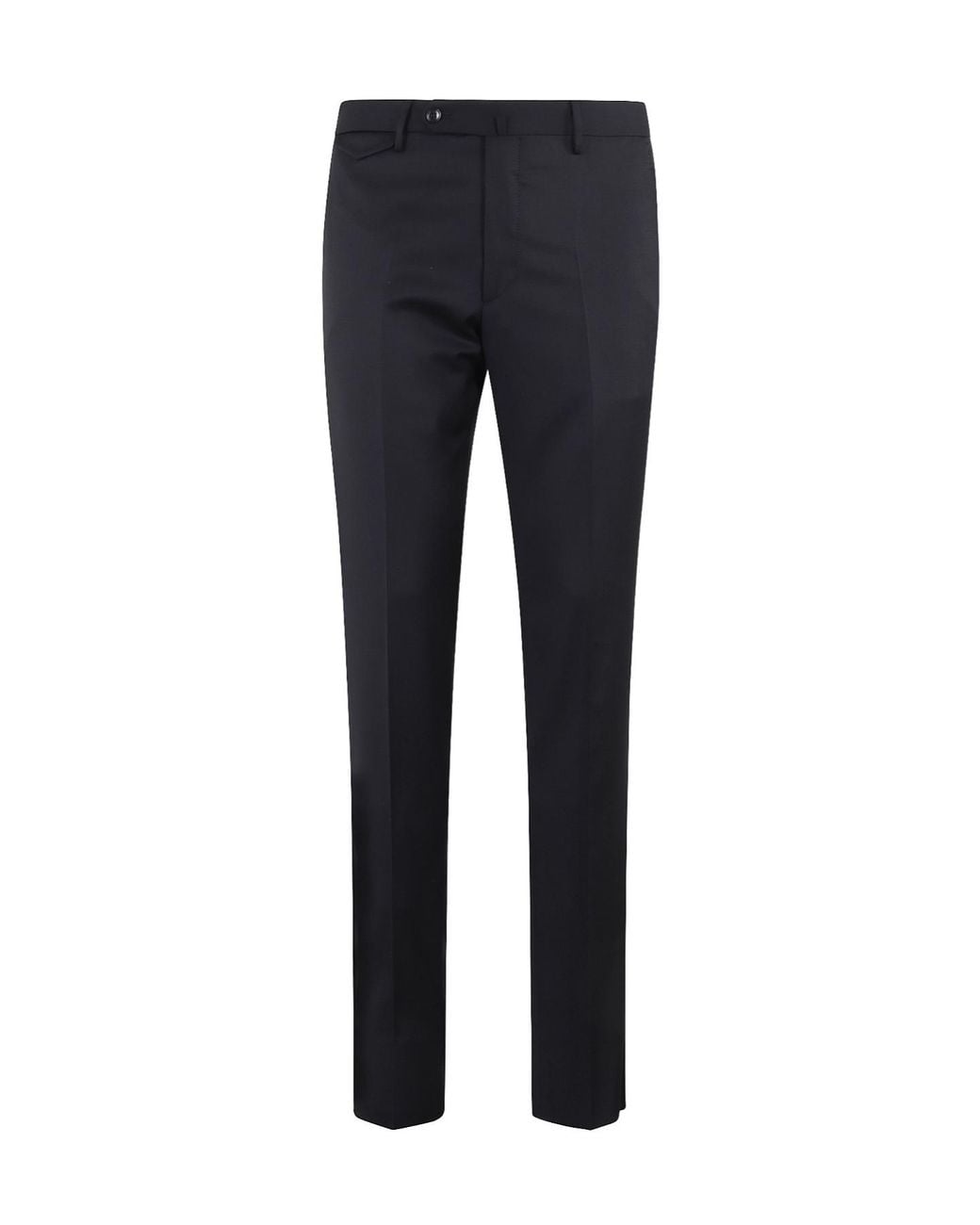 Tagliatore Blue Pressed Crease Tailored Pants for men