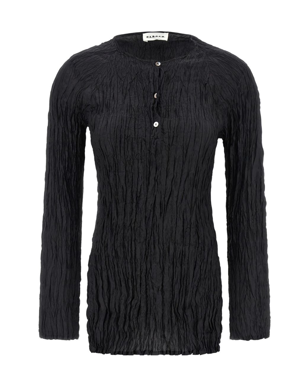 P.A.R.O.S.H. Black 'soph' Blouse